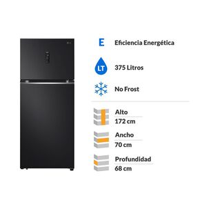 Refrigerador Top Freezer LG VT38MPM.AEPPECL / No Frost / 375 Litros
